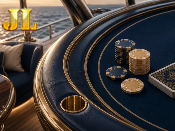 JLBET homepage slider showing live casino tables with real dealers.